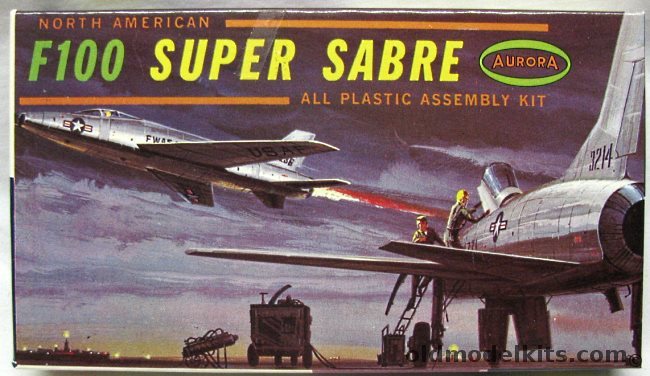 Aurora 1/103 F-100 Super Sabre - (ex Comet), 289-39 plastic model kit